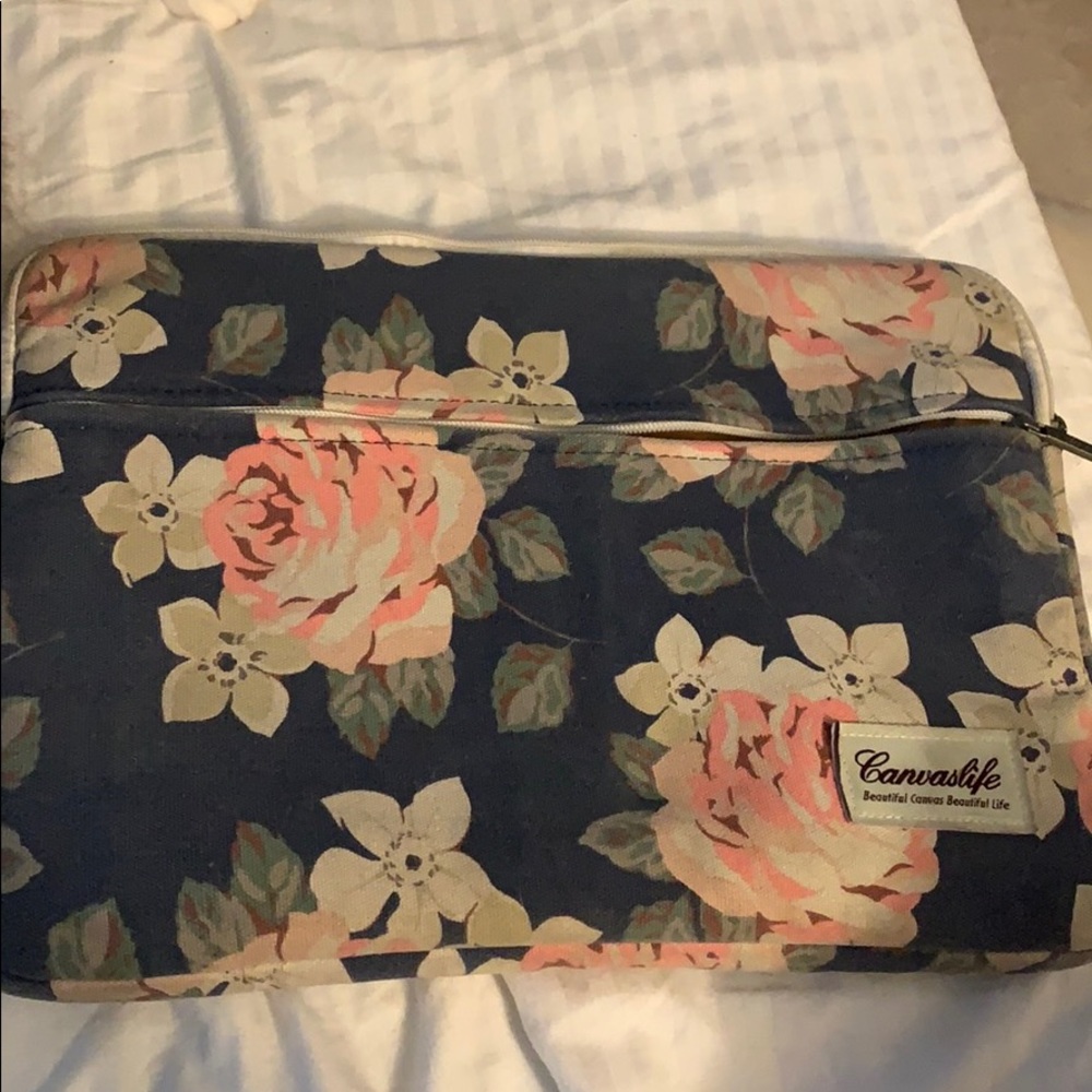 14in floral laptop case